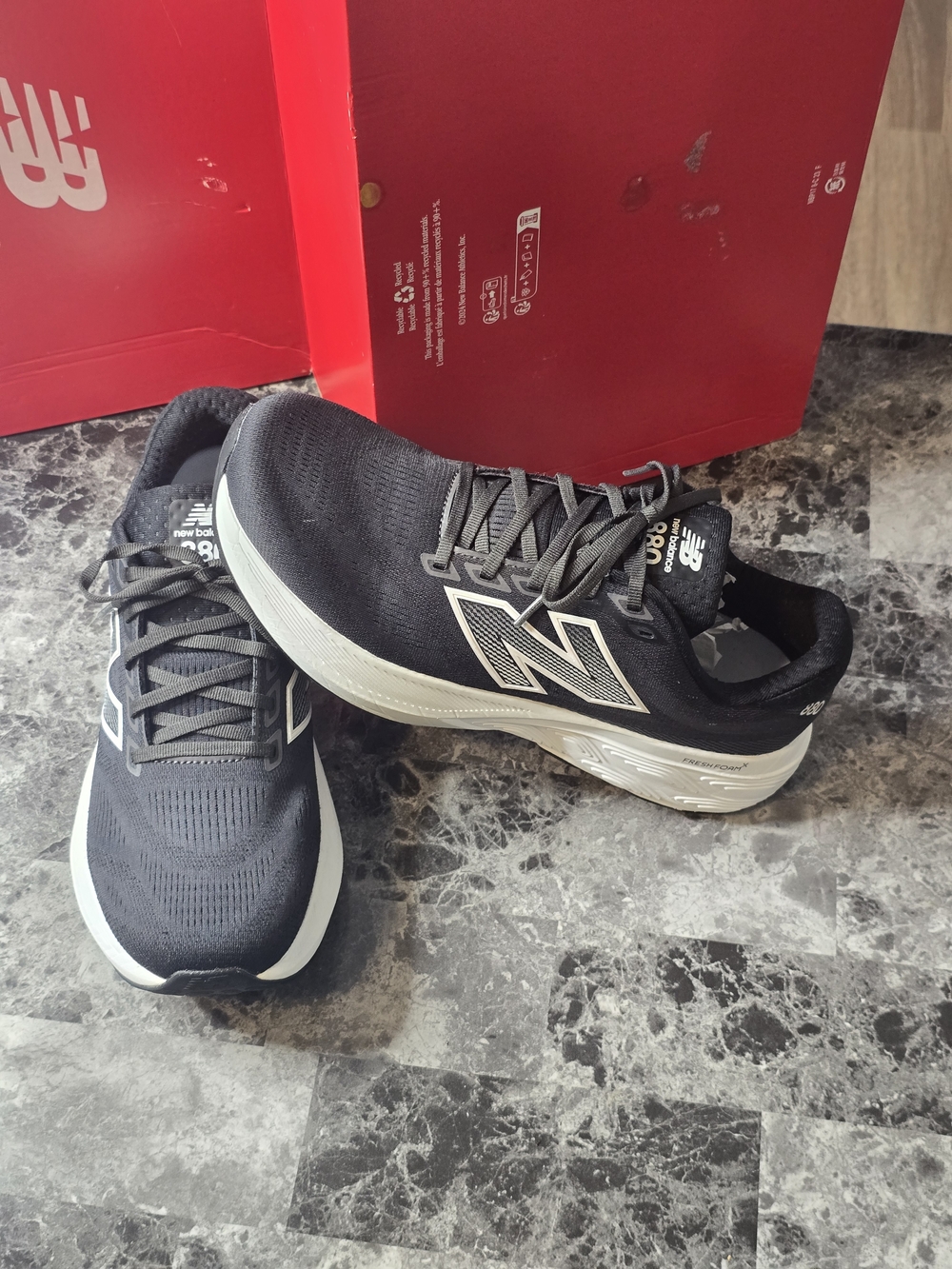 New Balance Men's Black Running Shoes